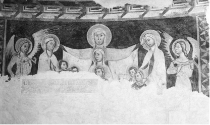 Nagy Szent Család freskó – Marosszentanna